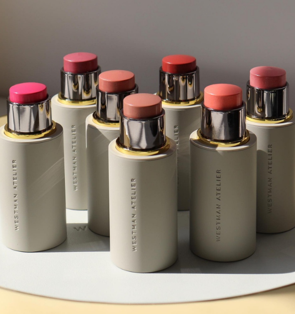 Westman Atelier Baby Cheeks Blush Sticks on display