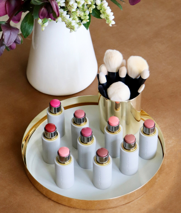 Westman Atelier Baby Cheeks Blush Sticks on a tray